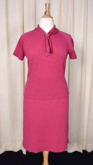 1960s Pink Sailor Skirt Suit