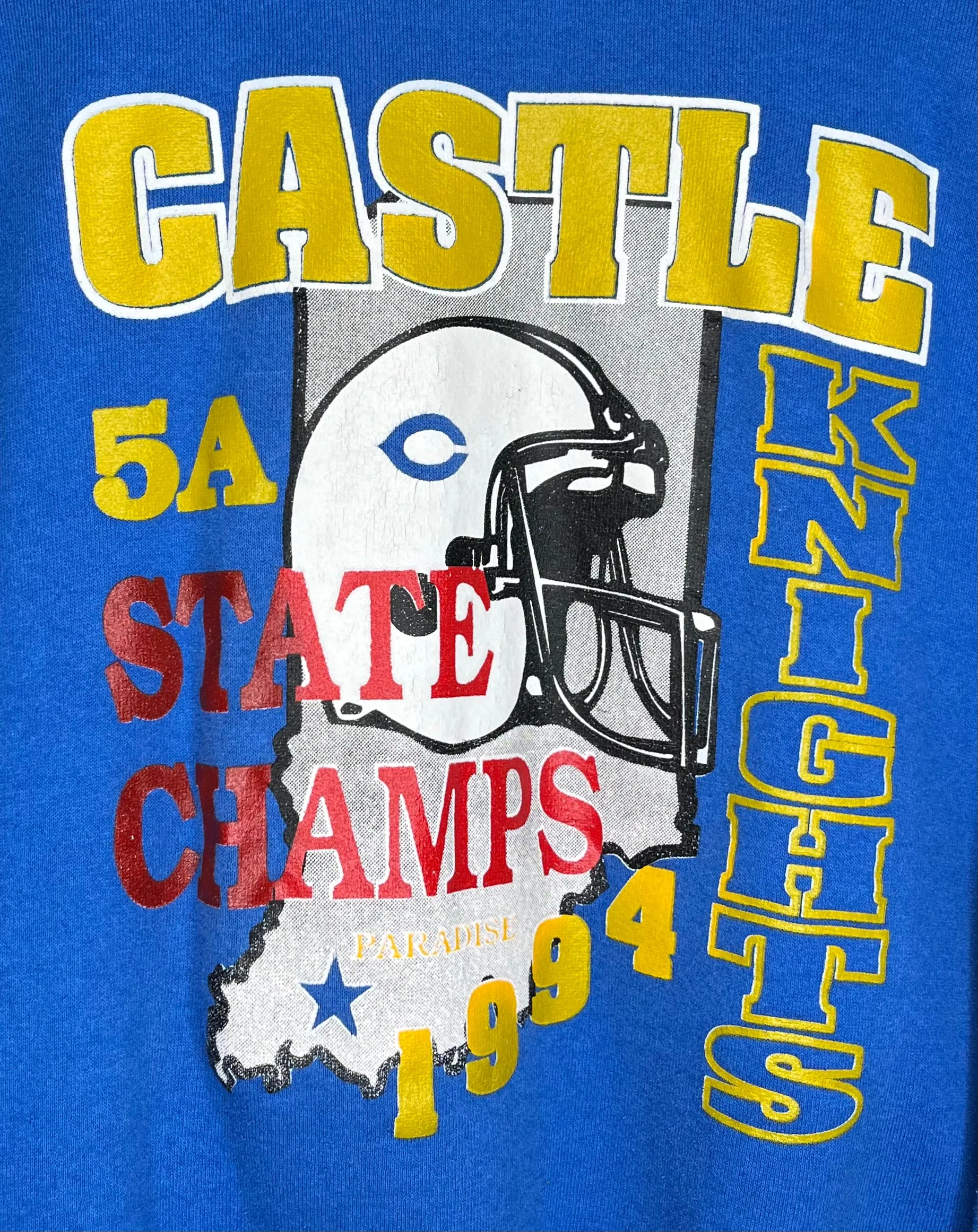 1994 Castle Knights 5A State Champion Football Crewneck: XL