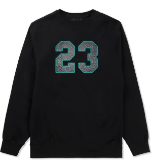 23 Cement Blue Jersey Crewneck Sweatshirt