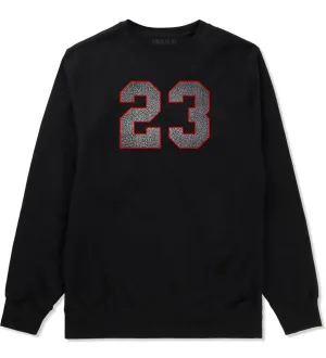 23 Cement Red Jersey Crewneck Sweatshirt