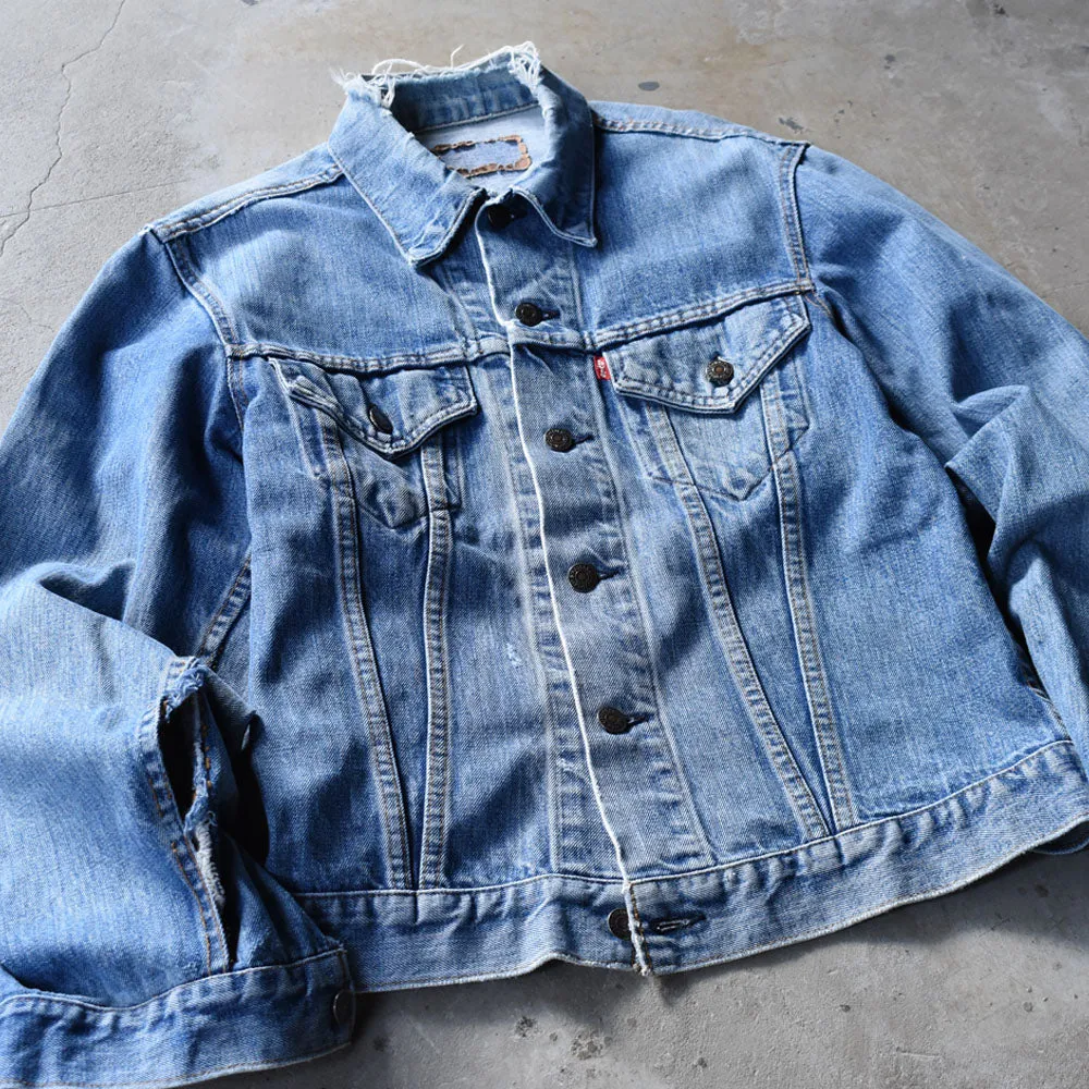 70’s Levi's 70505 ダメージ！縦落ち デニムジャケット USA製 230109