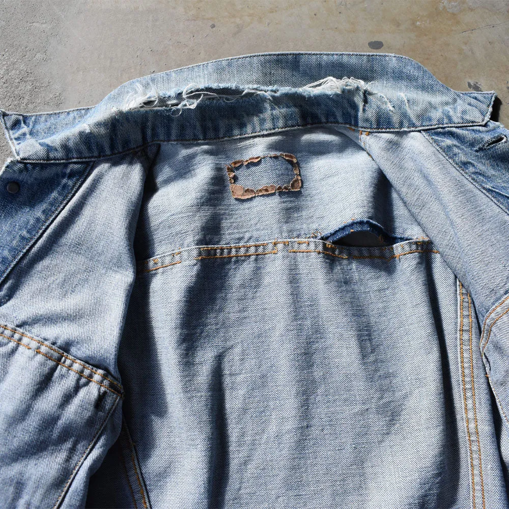 70’s Levi's 70505 ダメージ！縦落ち デニムジャケット USA製 230109