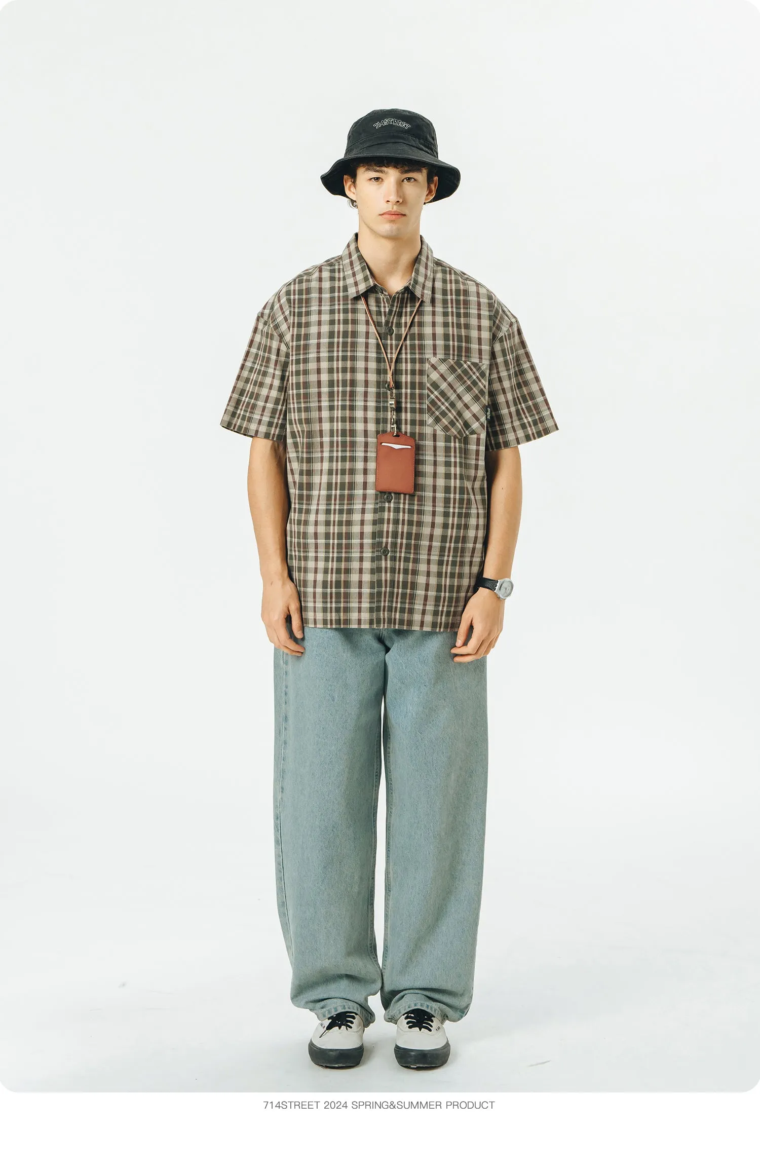 714STREET チェックシャツ 714ST067