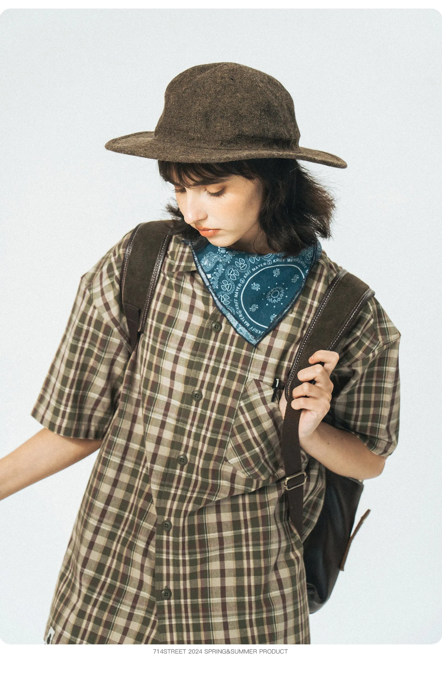 714STREET チェックシャツ 714ST067
