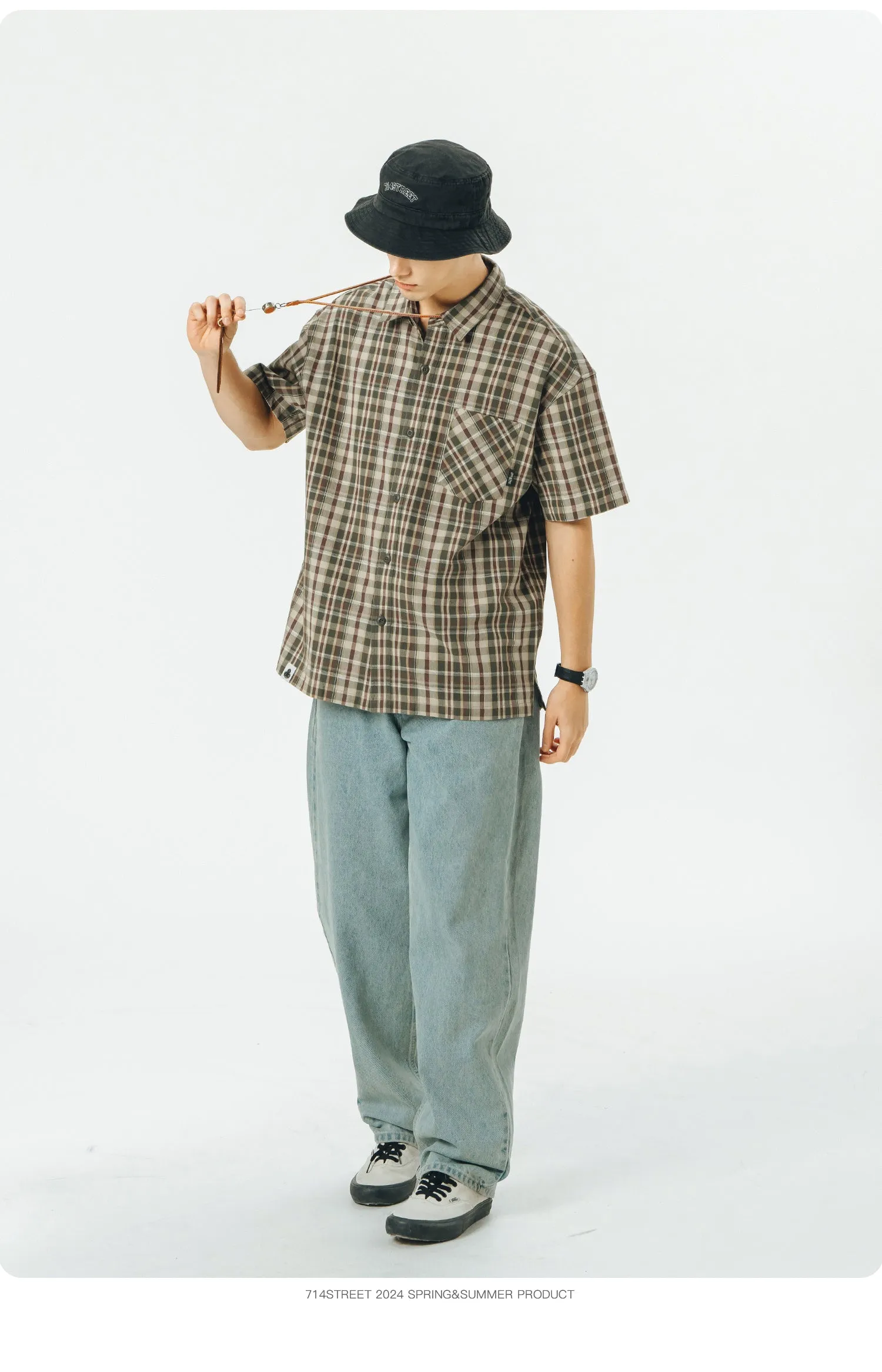 714STREET チェックシャツ 714ST067
