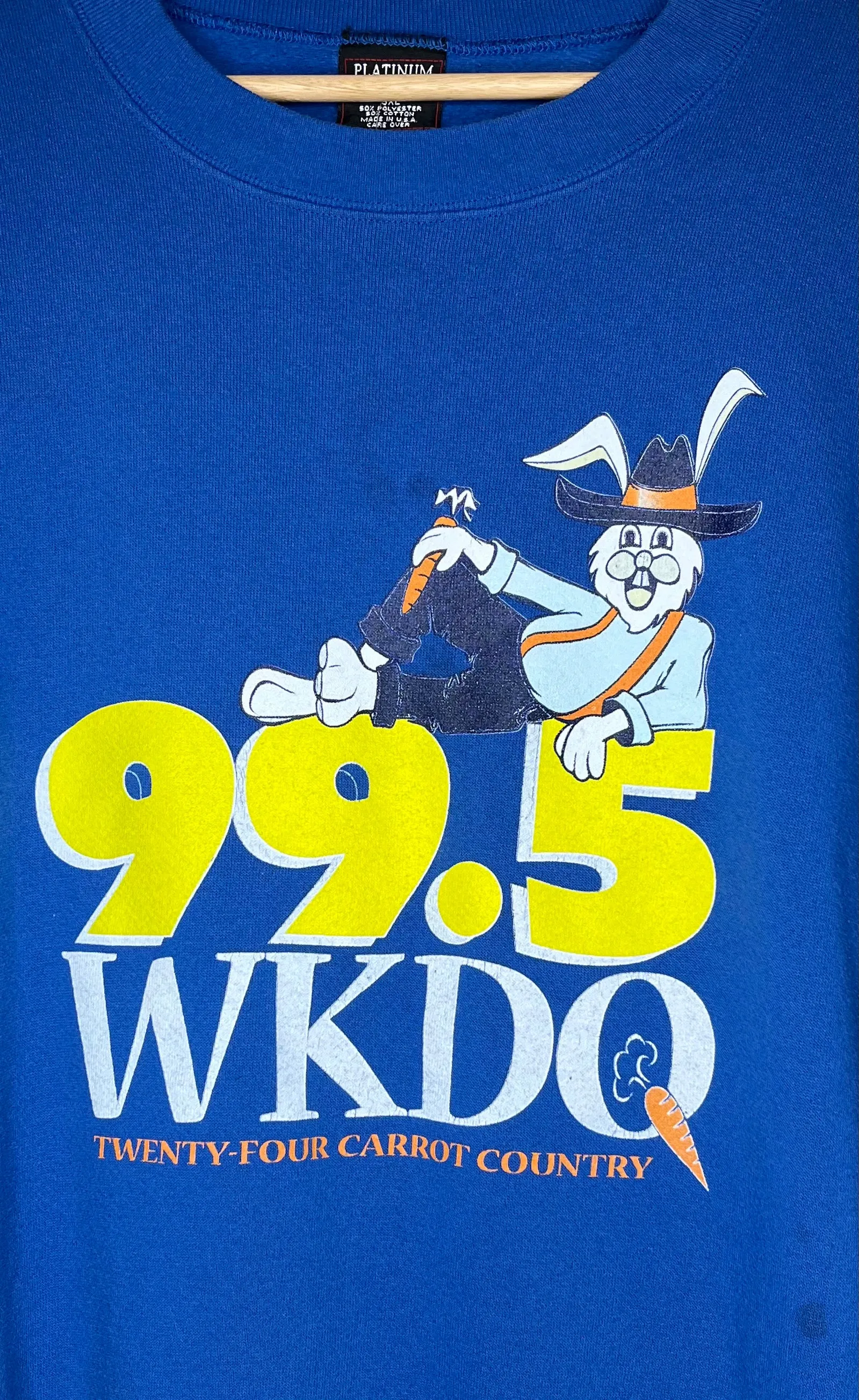 99.5 WKDQ Radio Crewneck: XXXL