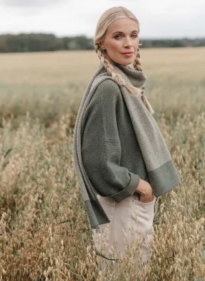 Abbie Rib Cashmere Jumper - Forest Green
