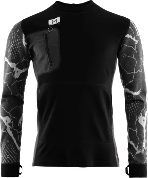 Aclima Men&#x27;s Lars Monsen Femunden Crewneck Jet Black/Marengo/Femunden Dark | Buy Aclima Men&#x27;s Lars Monsen Femunden Crewneck Jet Black/Marengo/Femunden Dark here | Outnorth