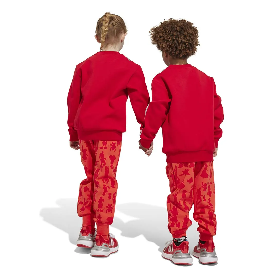 adidas - Kids' (Toddler & Junior) adidas x Disney 100 Crewneck & Joggers Set (IB4863)
