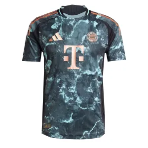 adidas Men's Bayern Munich 2024/25 Authentic Away Jersey Black/Bronze
