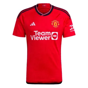 adidas Men's Manchester United 2023/24 Home Jersey Red/Black