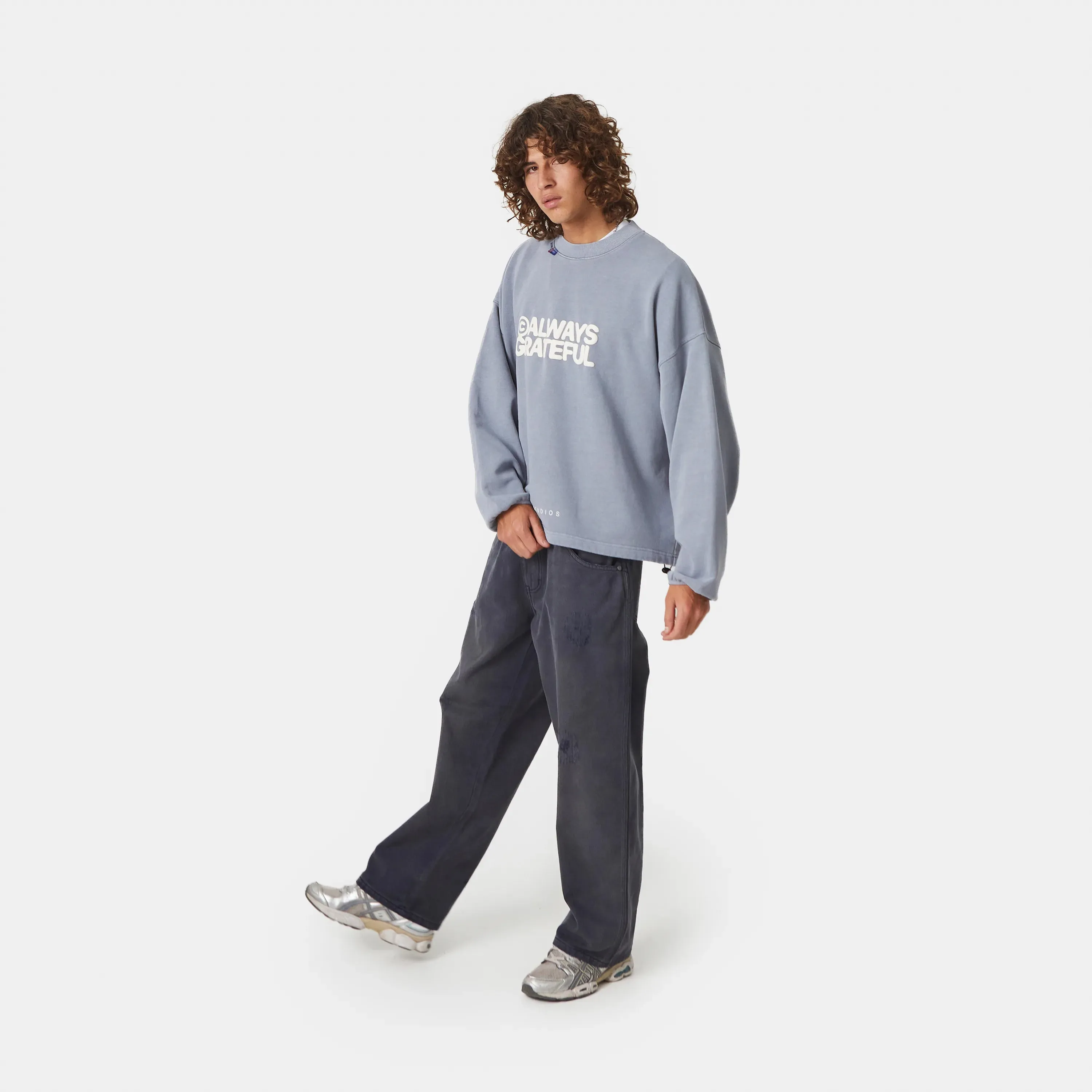 AGs Stormmist Baggy Mockneck