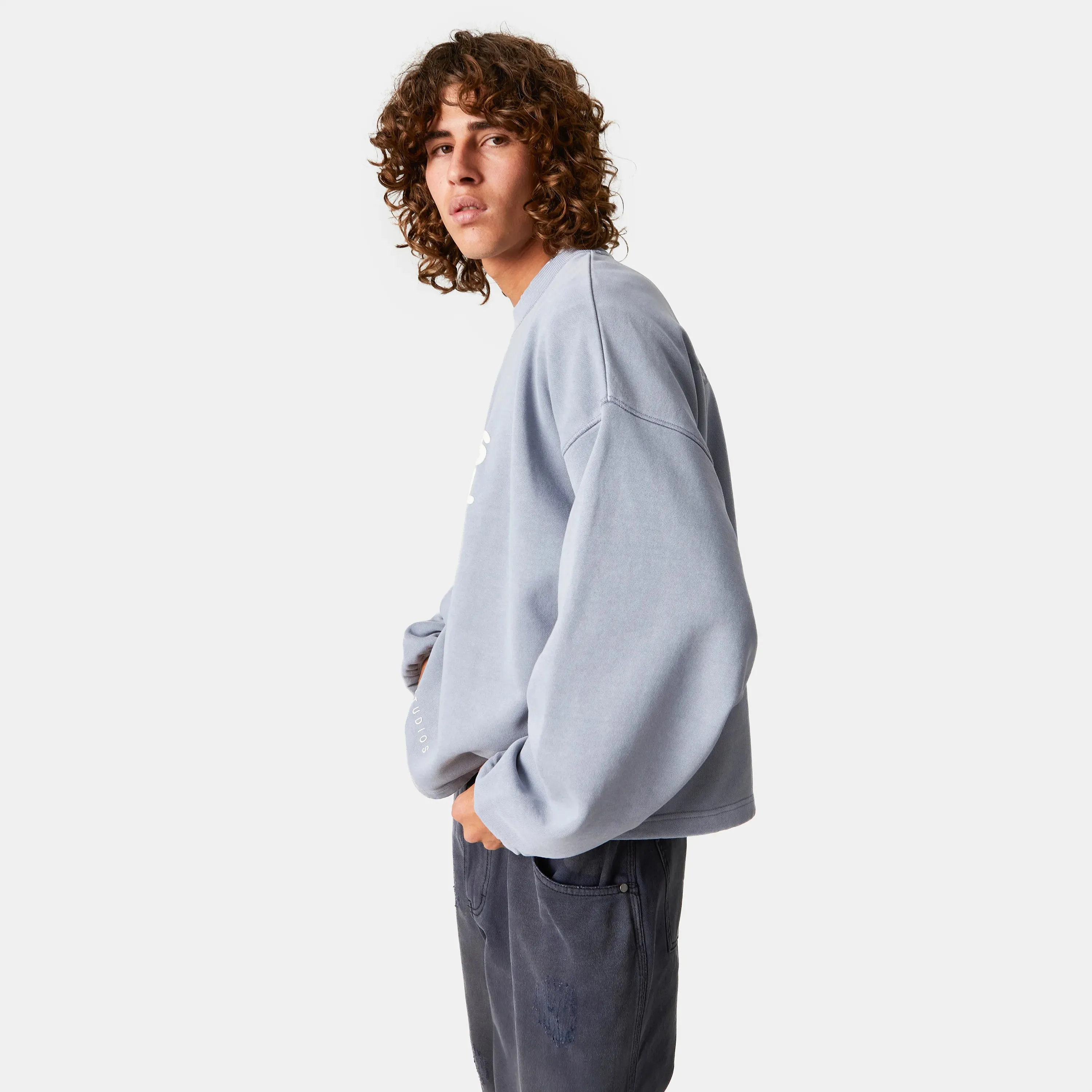 AGs Stormmist Baggy Mockneck