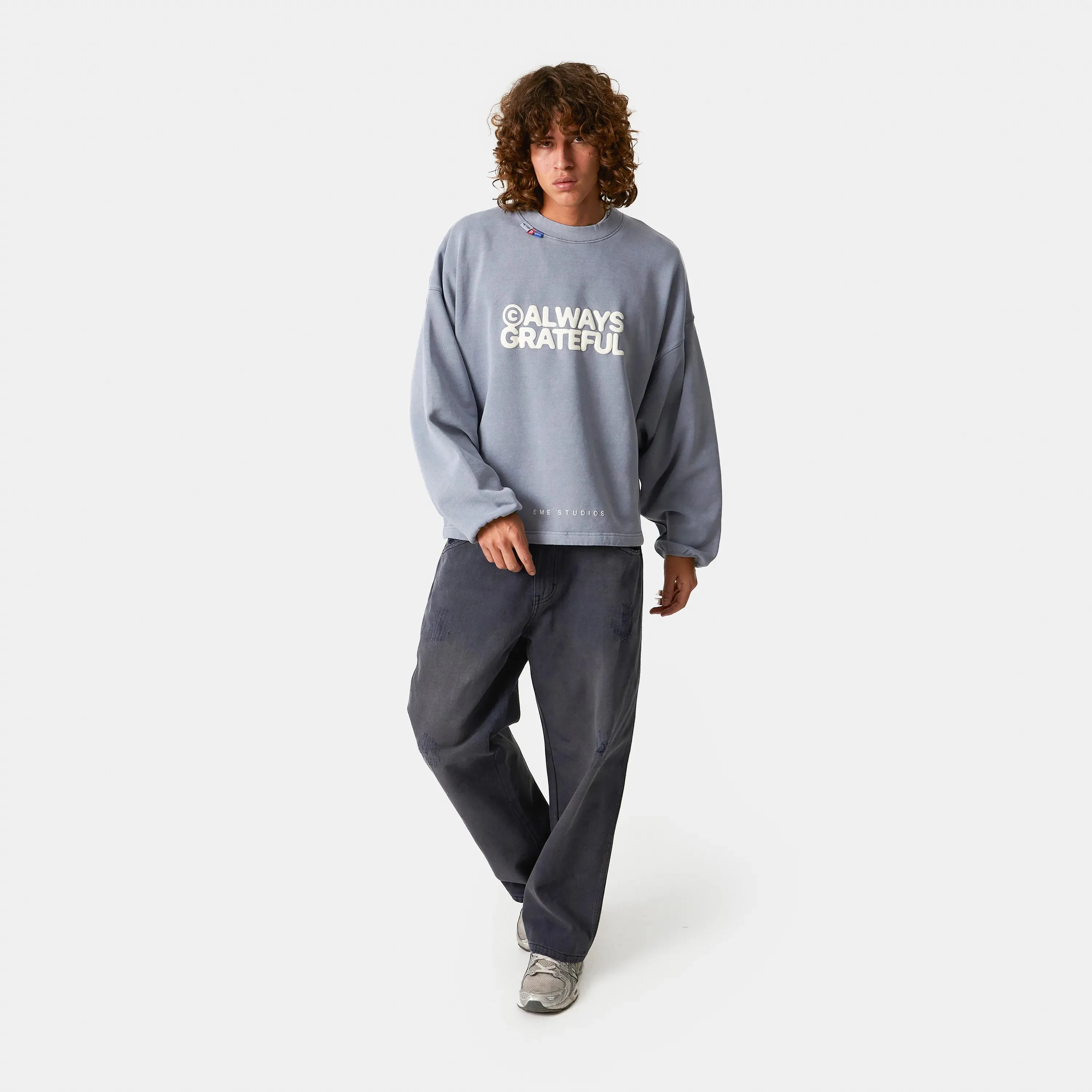 AGs Stormmist Baggy Mockneck