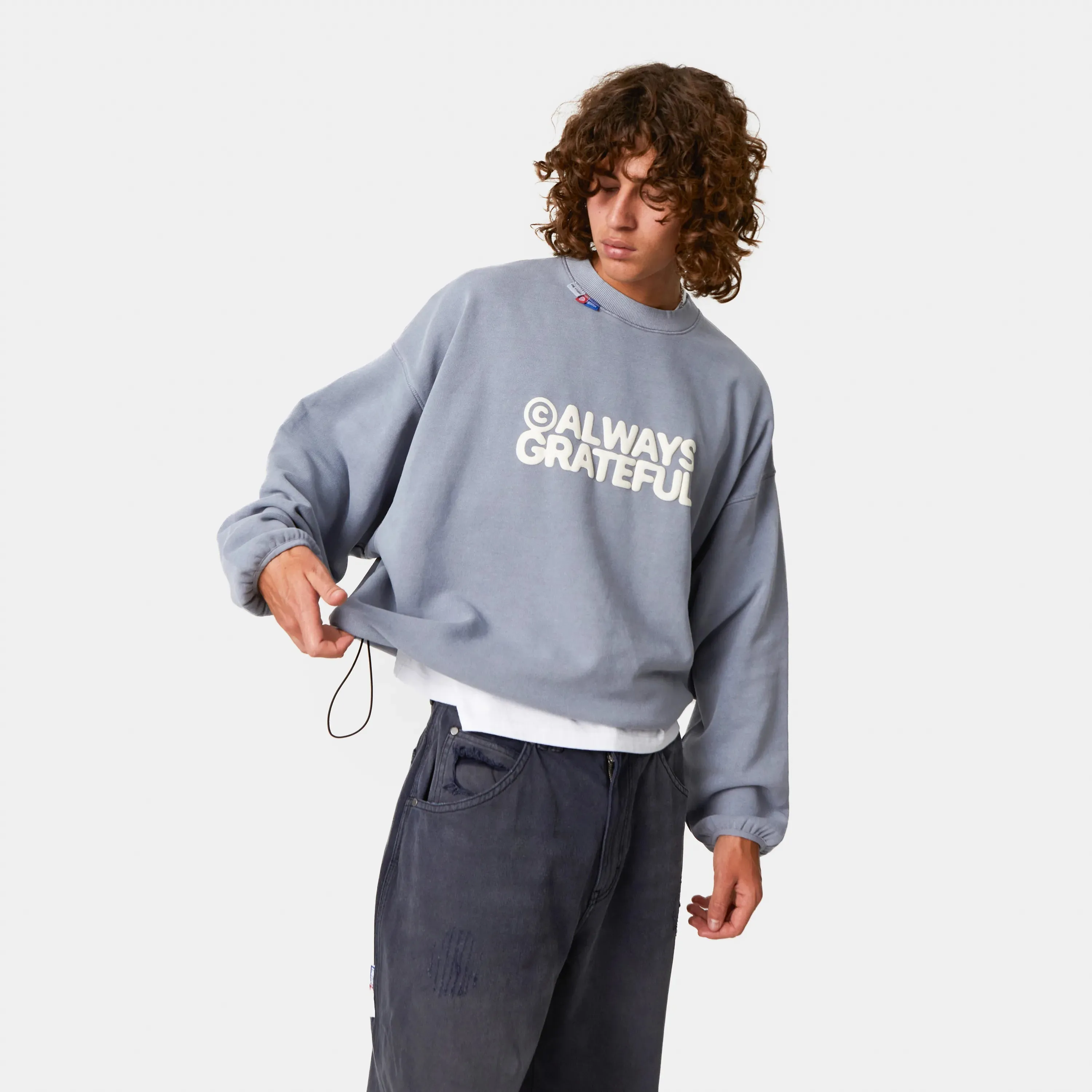 AGs Stormmist Baggy Mockneck