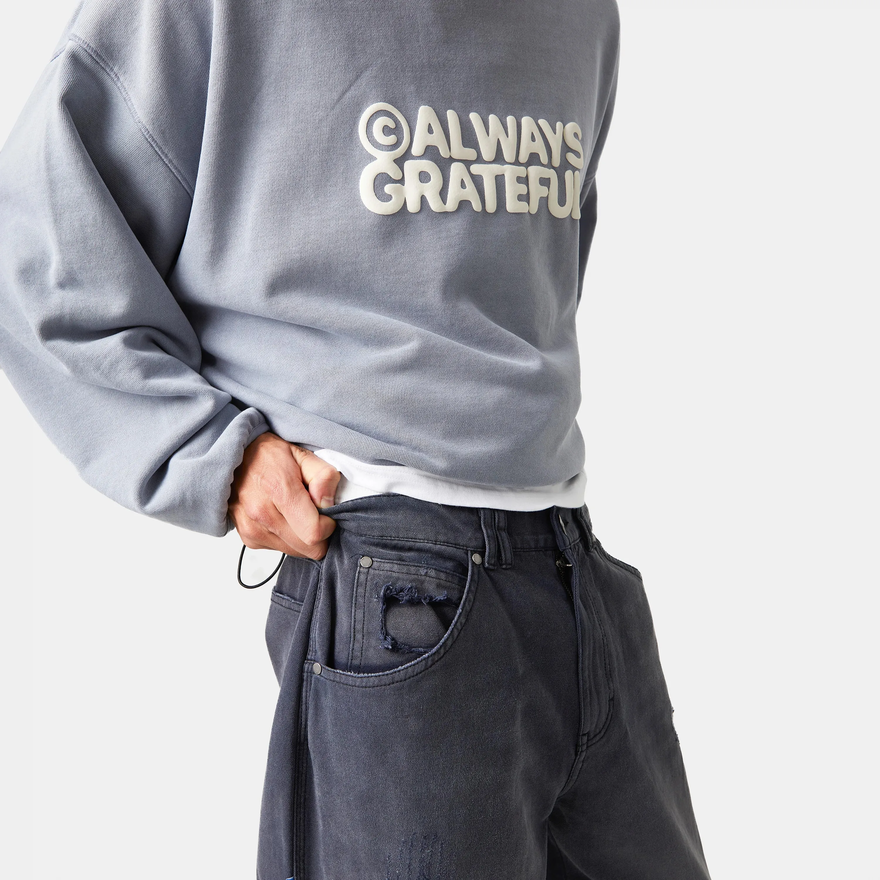AGs Stormmist Baggy Mockneck