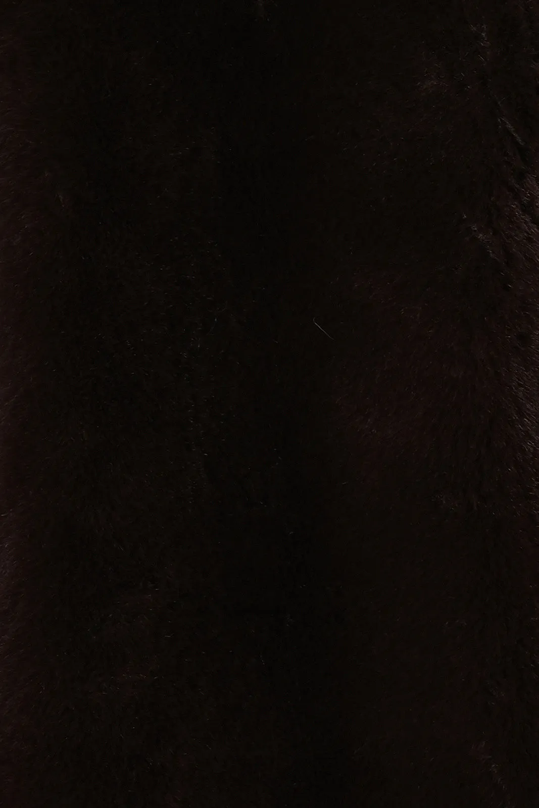 Alessia Fur Coat Chocolate