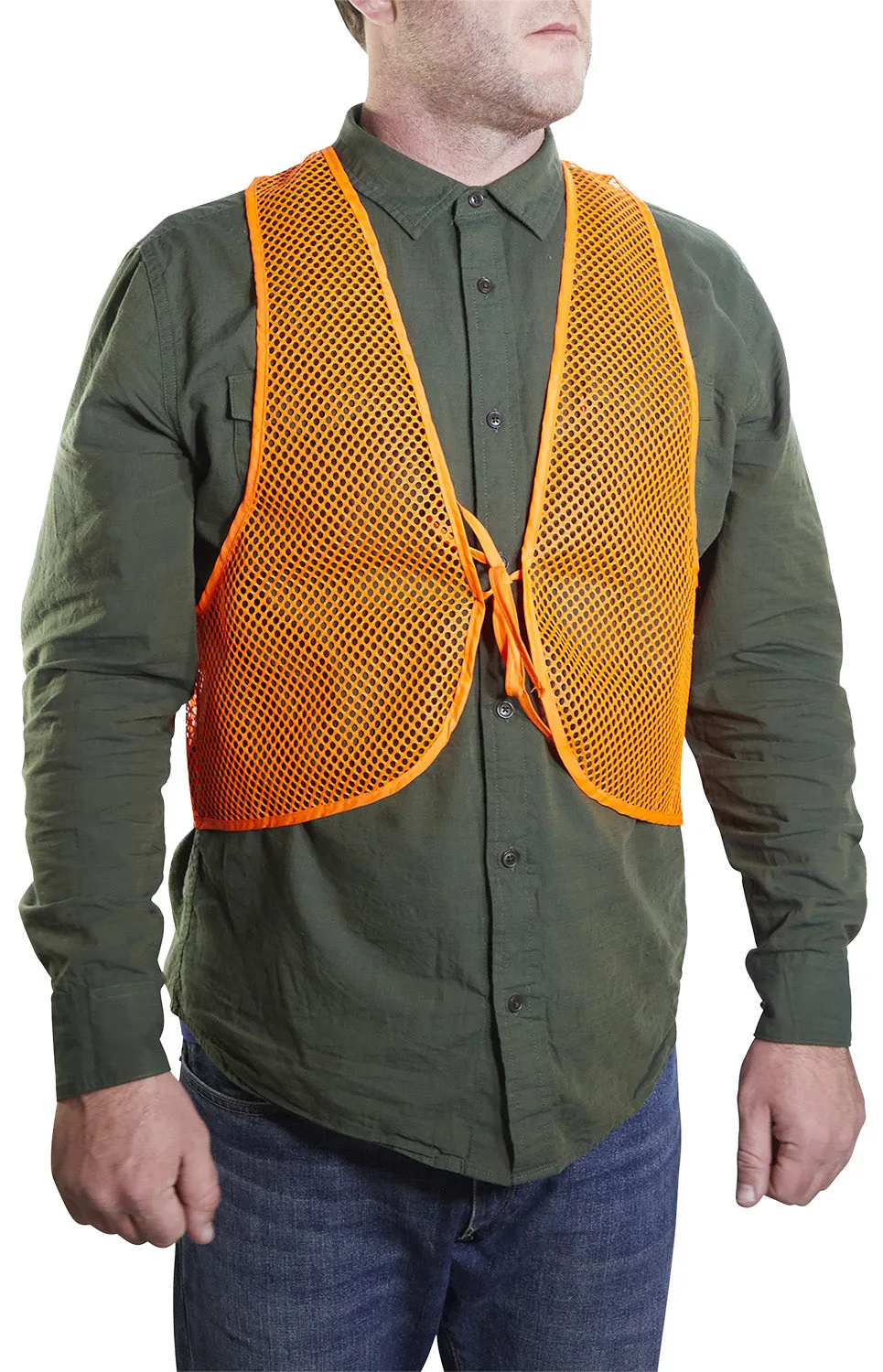ALLEN 15750 SAFETY ORANGE MESH VEST