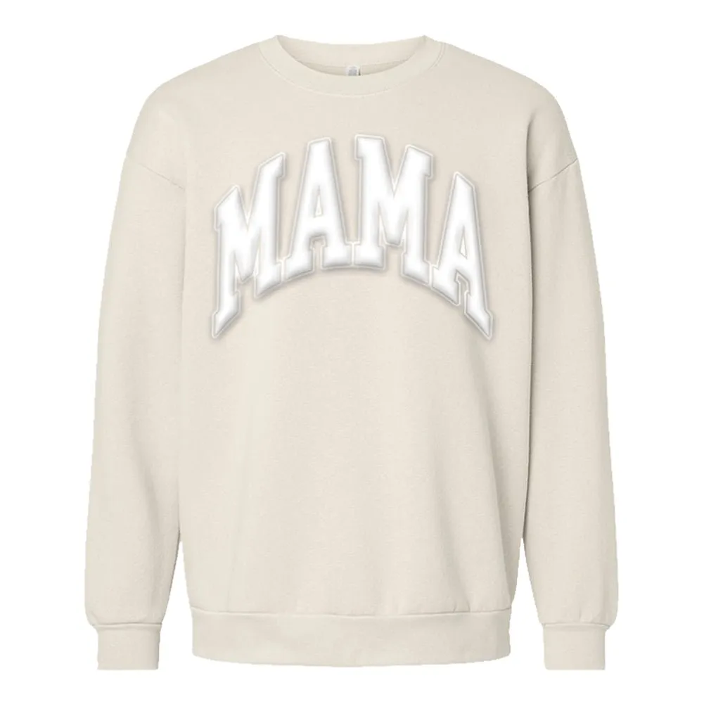 American Apparel 'Mama' PUFF Crewneck Sweatshirt