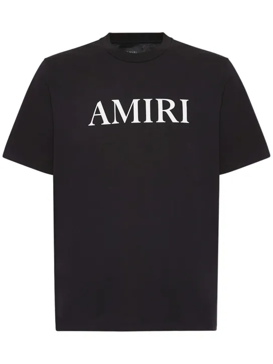 Amiri   Logo cotton t-shirt 