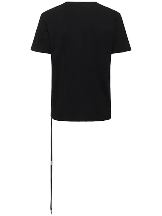 Ann Demeulemeester   Baptist feather print cotton t-shirt 