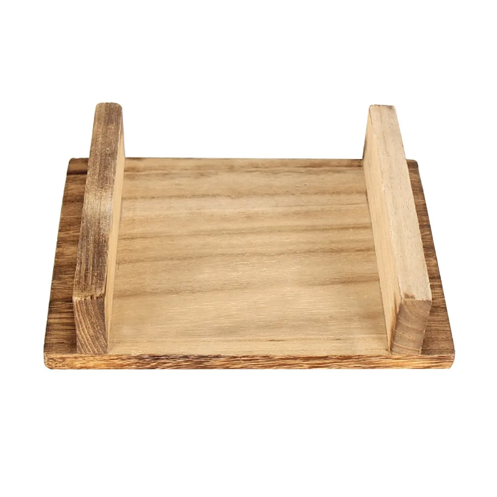 Anti Slip Mini Get Up Vintage Wood Step Stool for Bedroom  Bathroom and Kitchen