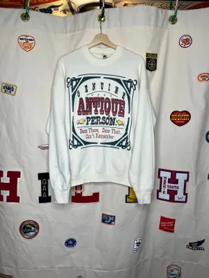 Antique Person Crewneck: XL