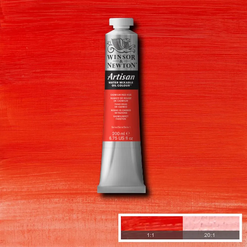 Artisan Water Mixable Oil - Cadmium Red Hue