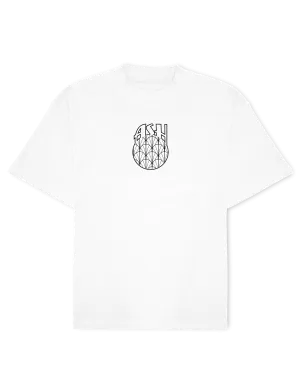 Ashluxe Stitched Emblem T-shirt White