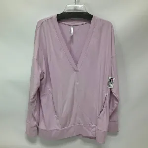 Athletic Top Long Sleeve Crewneck By Fabletics  Size: S