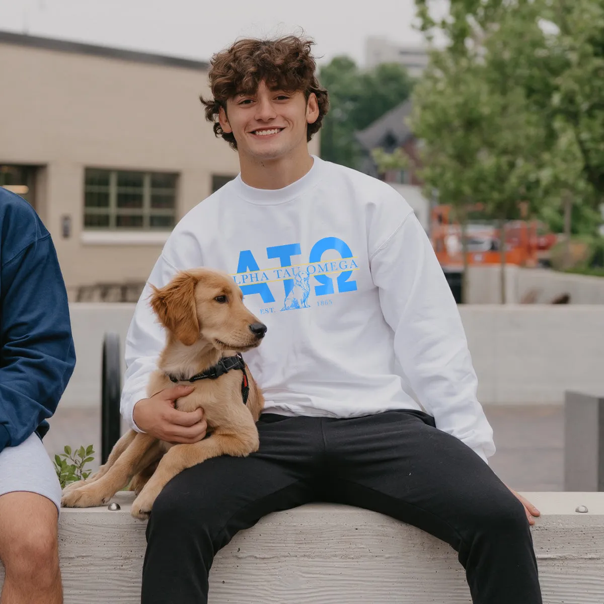 ATO Golden Letters Crewneck