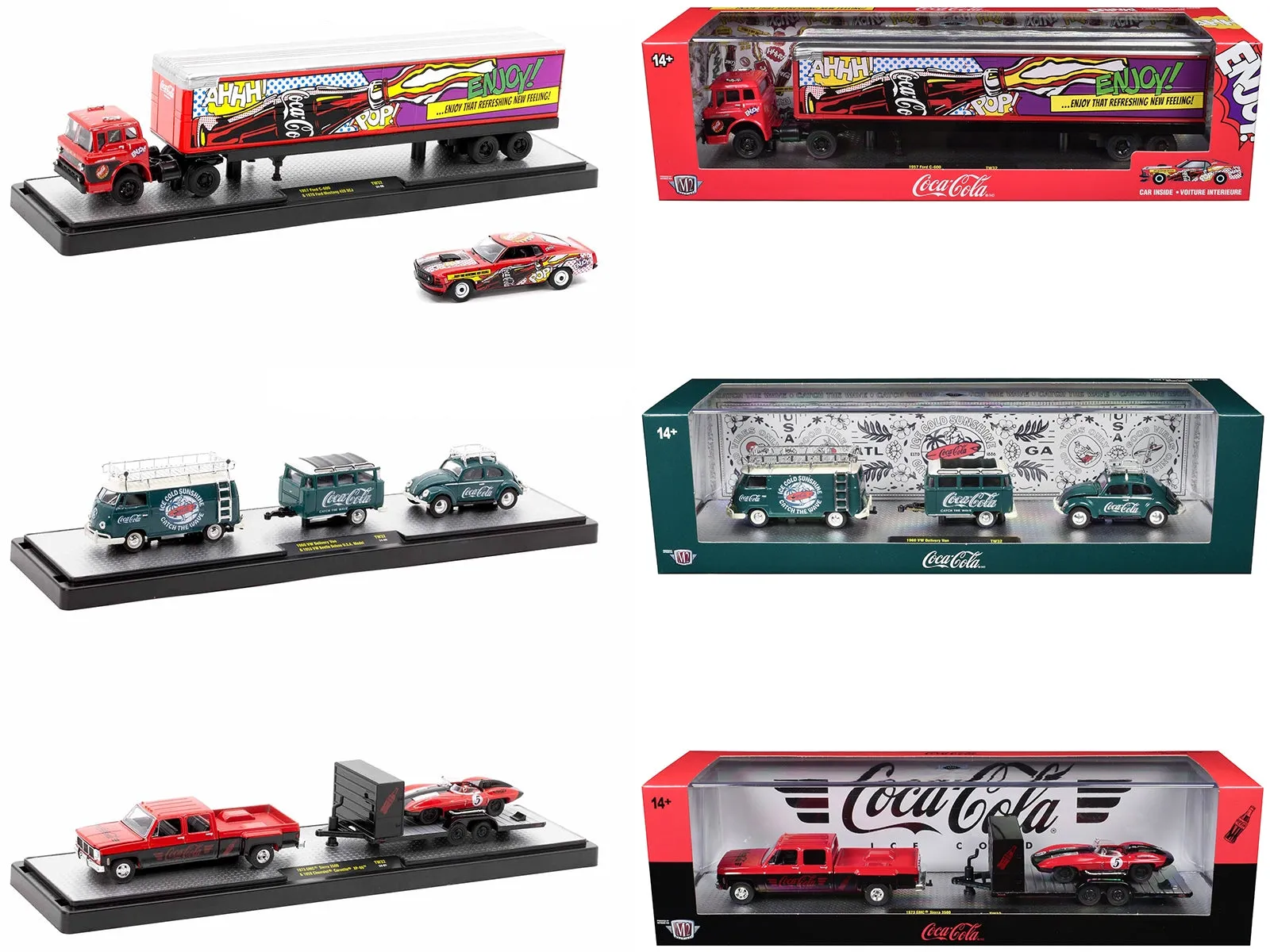 Auto Haulers "Coca-Cola" Set of 3 pieces Release 32 Limited