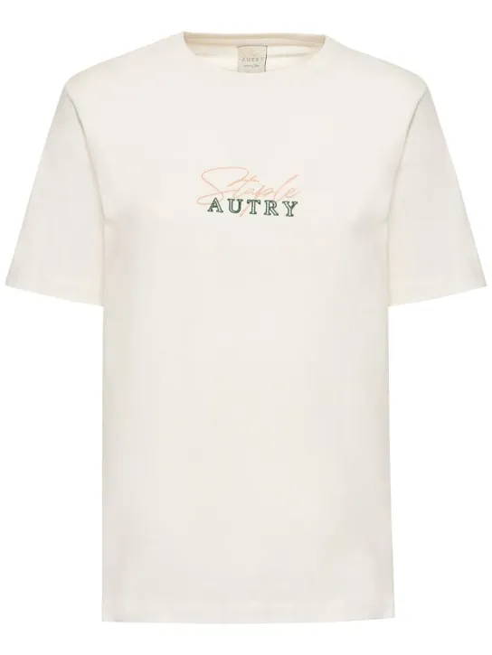 Autry   Staple cotton t-shirt 