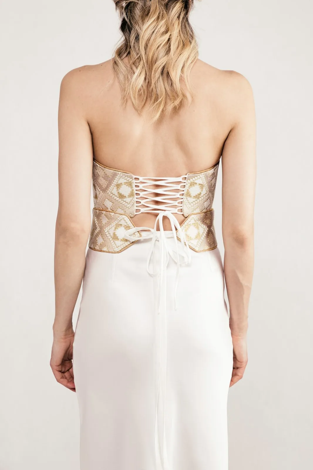 Avin Slip Skirt - White