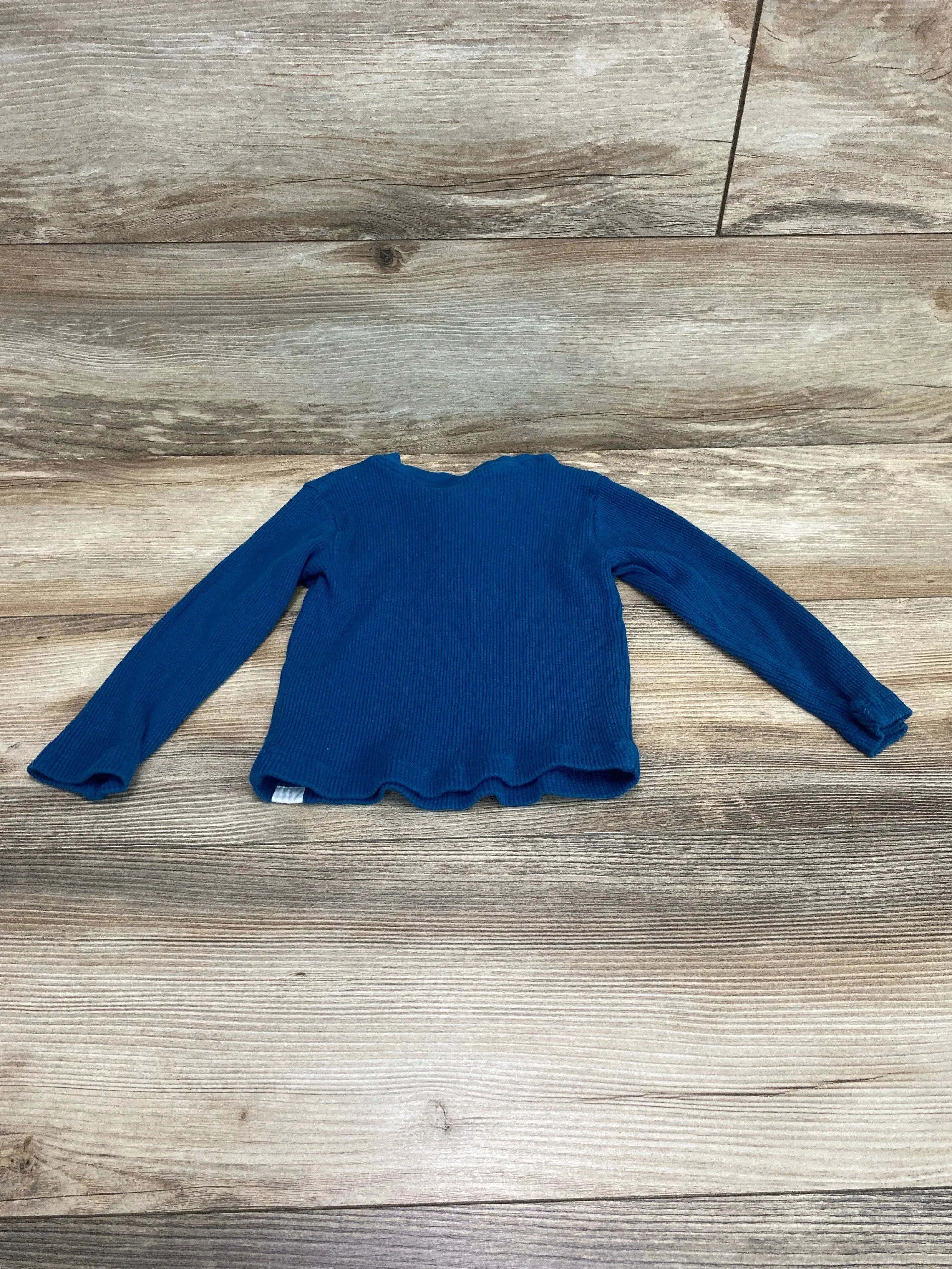 Baby Gap Henley Thermal Shirt Blue sz 2T