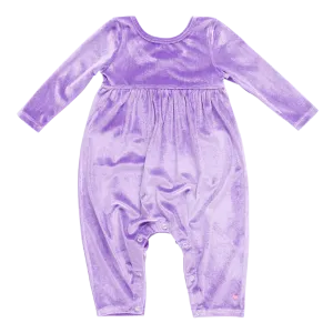 Baby Girls Velour Steph Jumper - Lavender