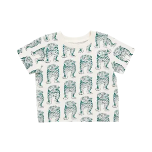 Baby Organic Tee - Green Tiger