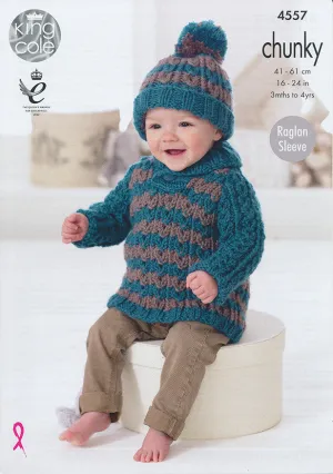 Baby Set in King Cole Comfort Chunky (4557)