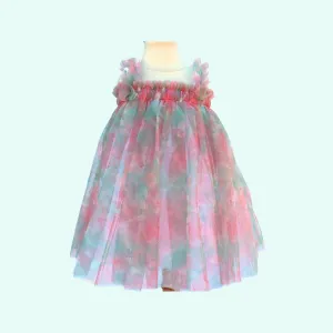 Baby Tulle Dress, Flower Tulle Dress, Daisy Tutu Dress, Princess Outfit, Tulle Flower Girl Dress, First Birthday Dress