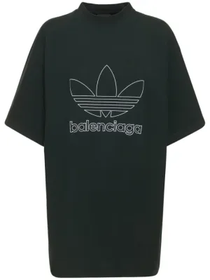 Balenciaga   Adidas oversized cotton t-shirt 