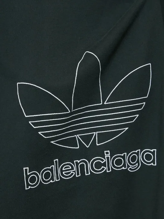 Balenciaga   Adidas oversized cotton t-shirt 