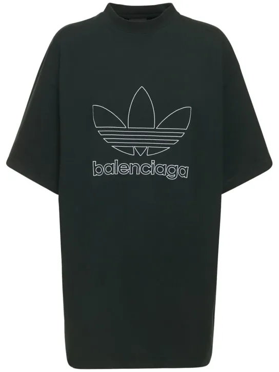 Balenciaga   Adidas oversized cotton t-shirt 