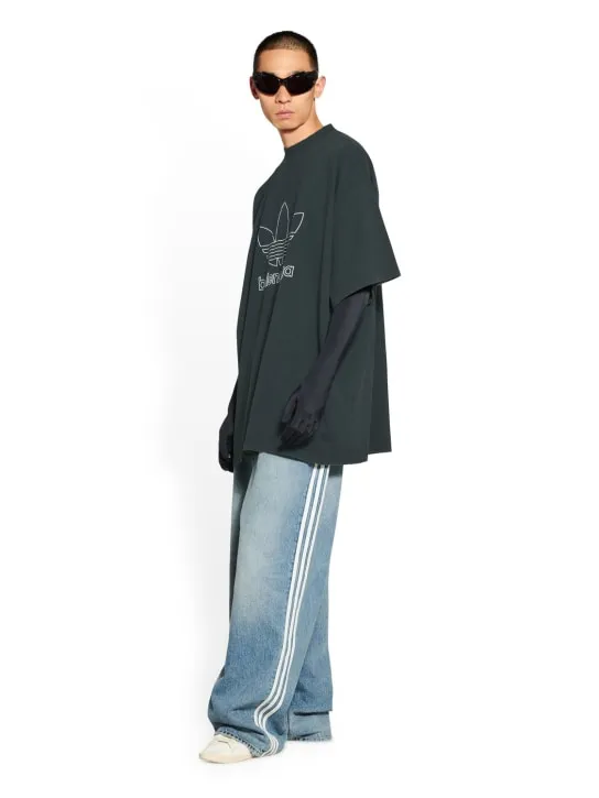 Balenciaga   Adidas oversized cotton t-shirt 