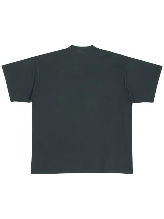 Balenciaga   Adidas oversized cotton t-shirt 
