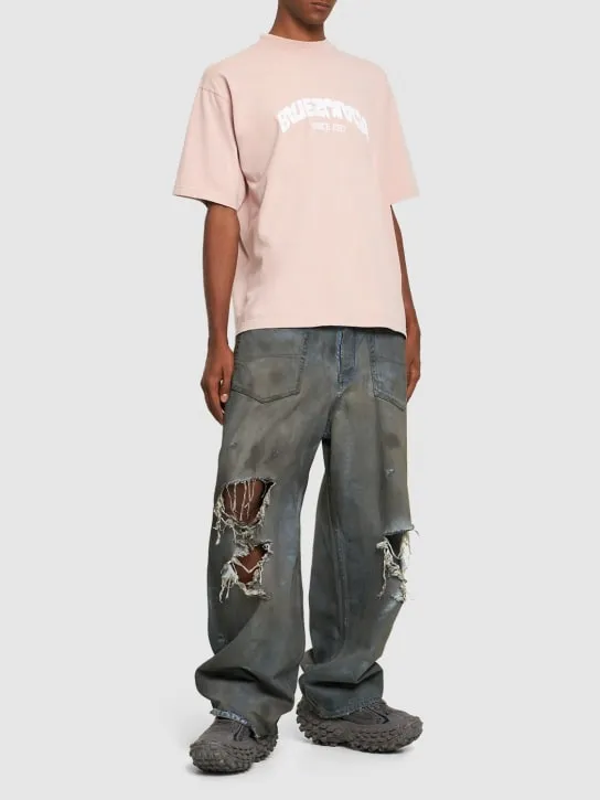 Balenciaga   Logo cotton jersey t-shirt 