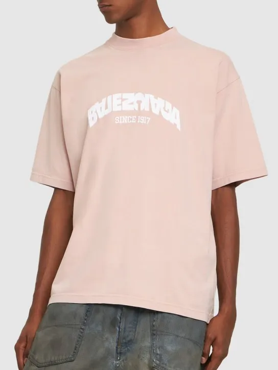 Balenciaga   Logo cotton jersey t-shirt 