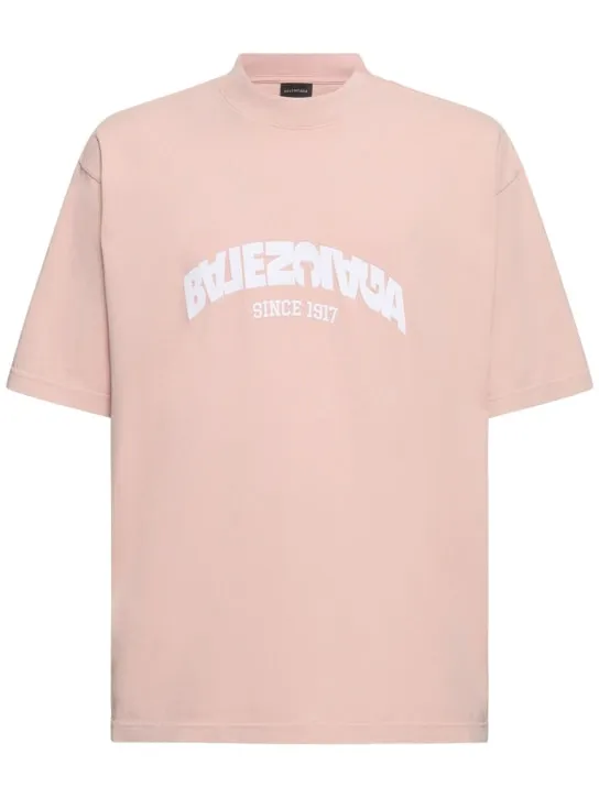 Balenciaga   Logo cotton jersey t-shirt 