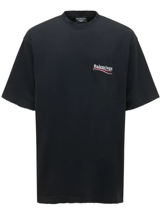 Balenciaga   Logo cotton t-shirt 