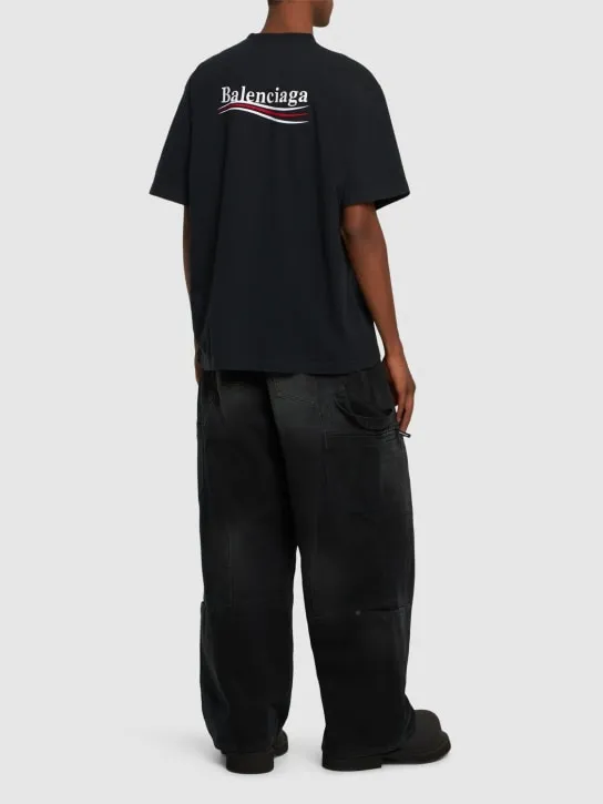 Balenciaga   Logo cotton t-shirt 
