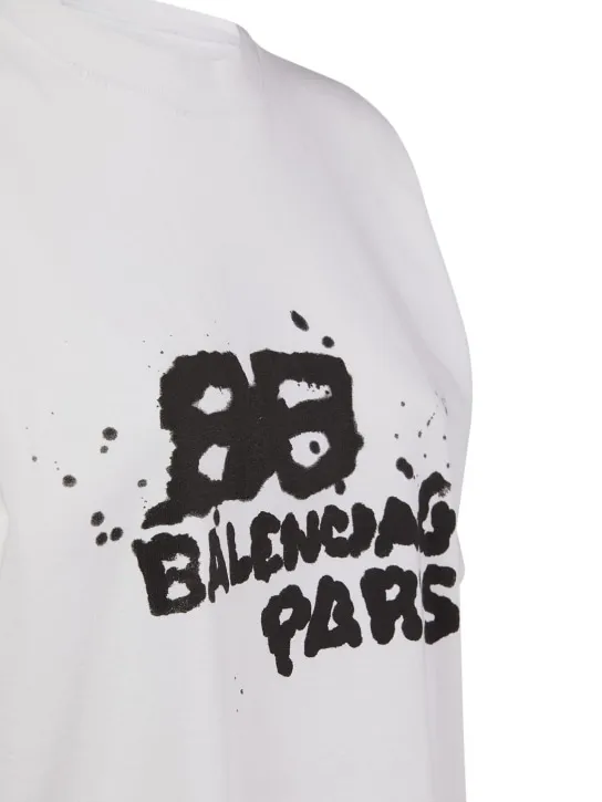 Balenciaga   Medium fit cotton t-shirt 
